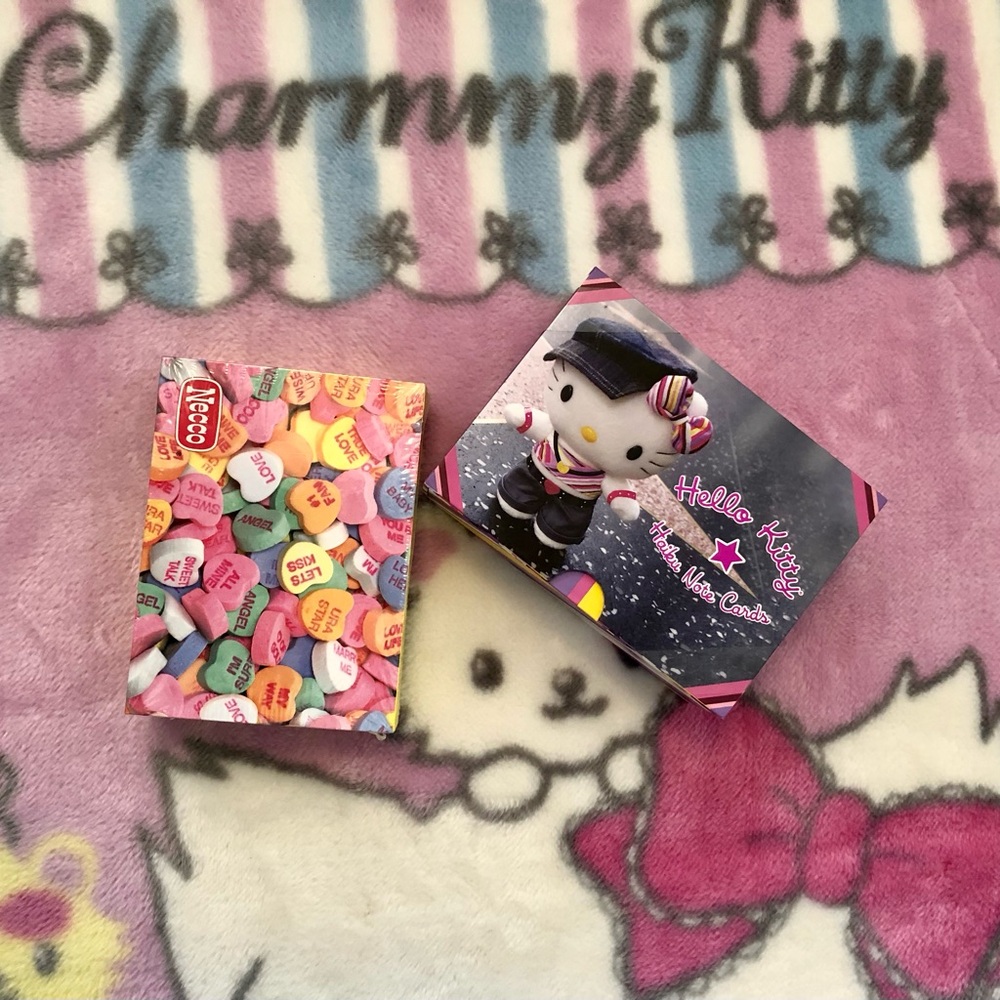 Kitty HELLO haiku necco candy sanrio note cards 35 total Mary Jane valentine new
